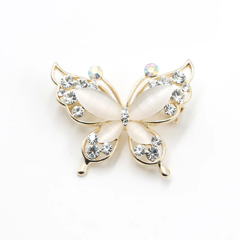 Cateye Stone Butterfly Bonch kullattu