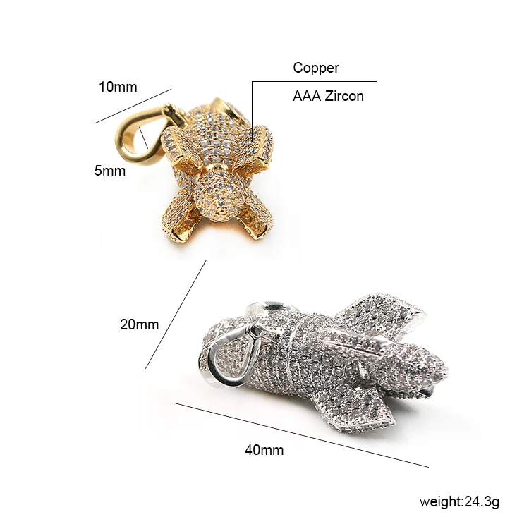 Small Missile Hip Hop Pendant