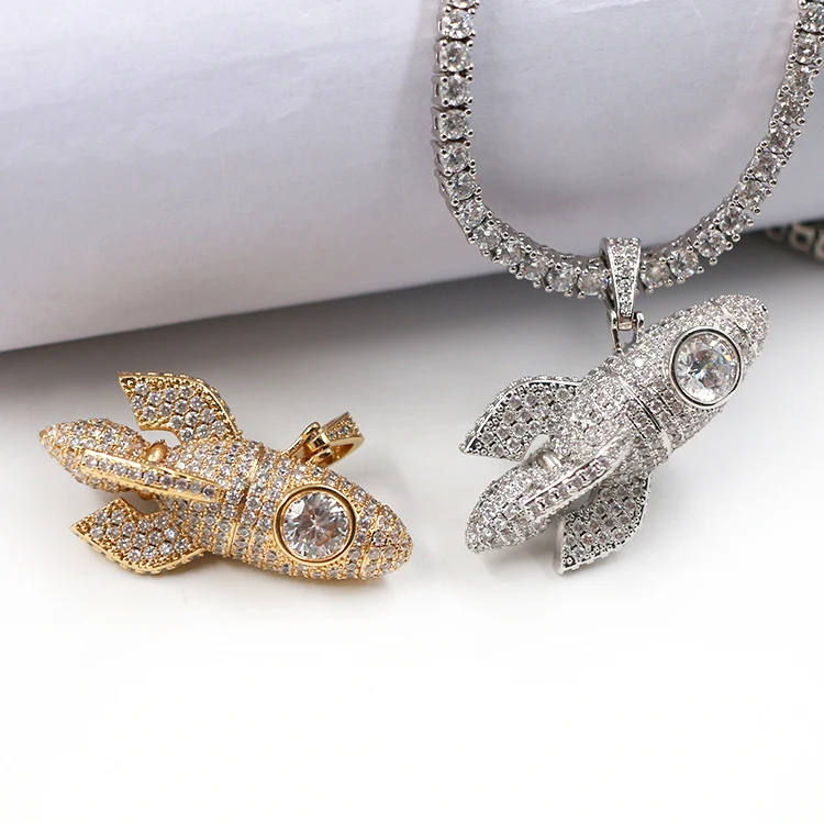 Small Missile Hip Hop Pendant