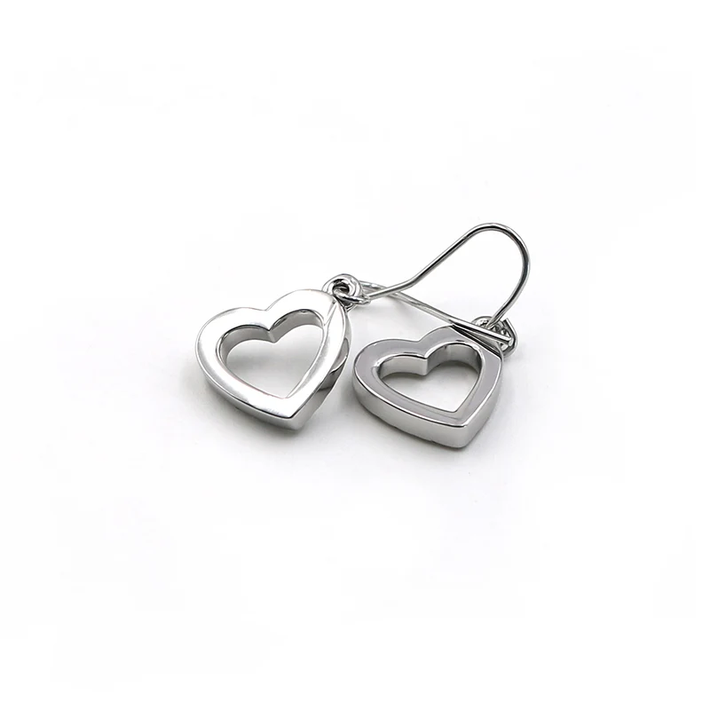 Heart Shaped Diamond Earrings
