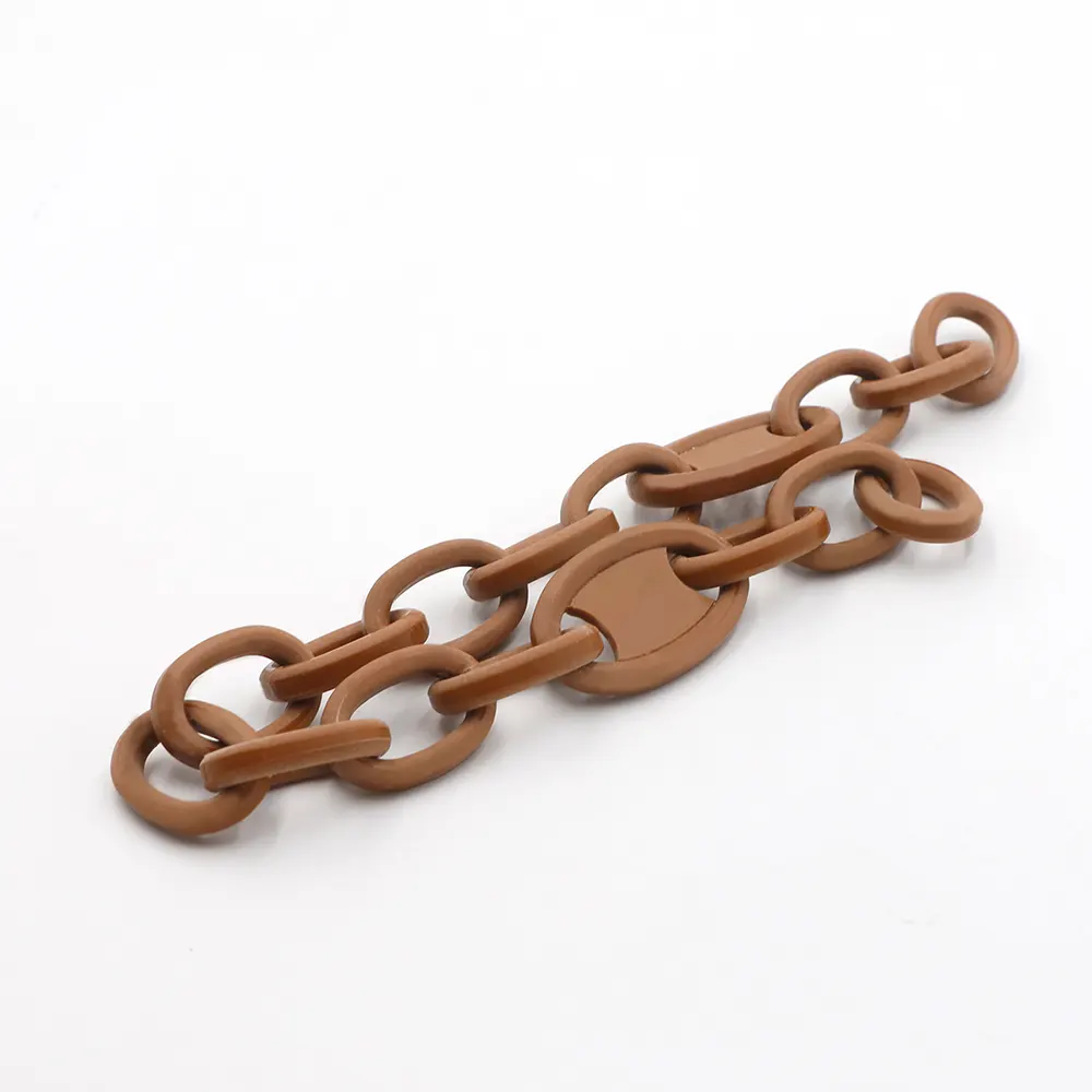 Solid Color Irregular Geometry Acetate Sheet Chain