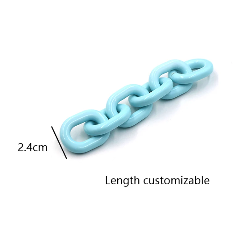 Blue Lemon Irion Colored Bag Chain